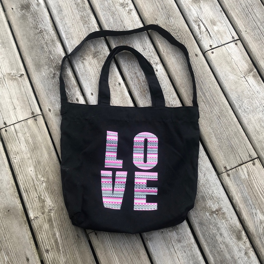 Love Canvas Tote Bag